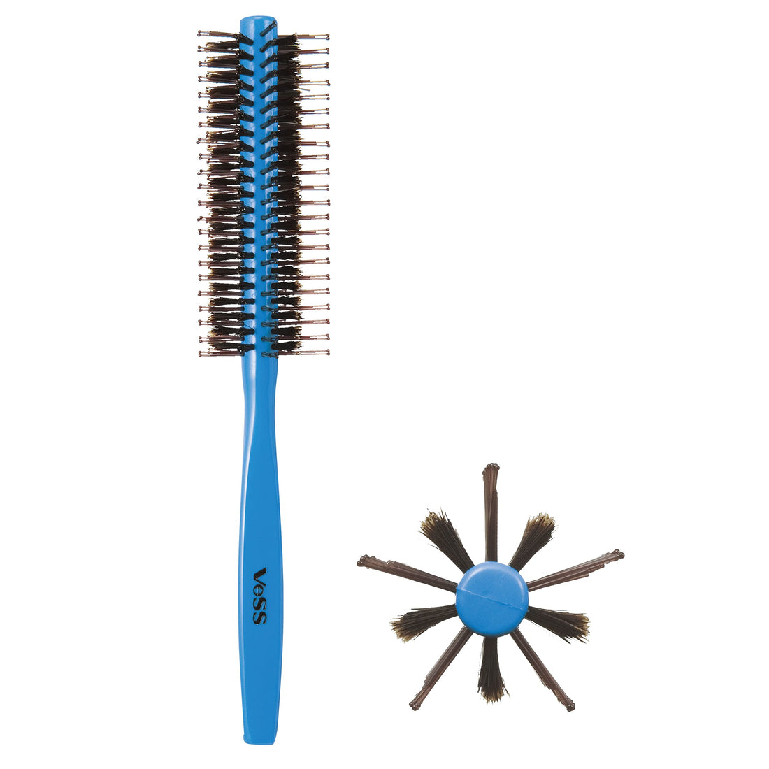 BESU Two-Step Roll Brush R-125C Blue for Styling
