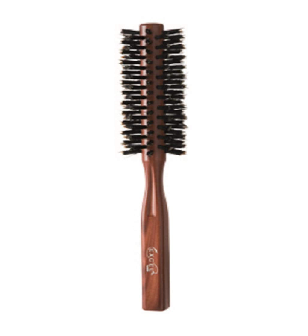 BES Hair Brushing Brush Mixed Roll Brush EXC-1601 Brown 1 Piece