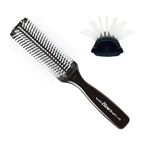 VeSS Hair Brush C-150 Black for Effortless Styling