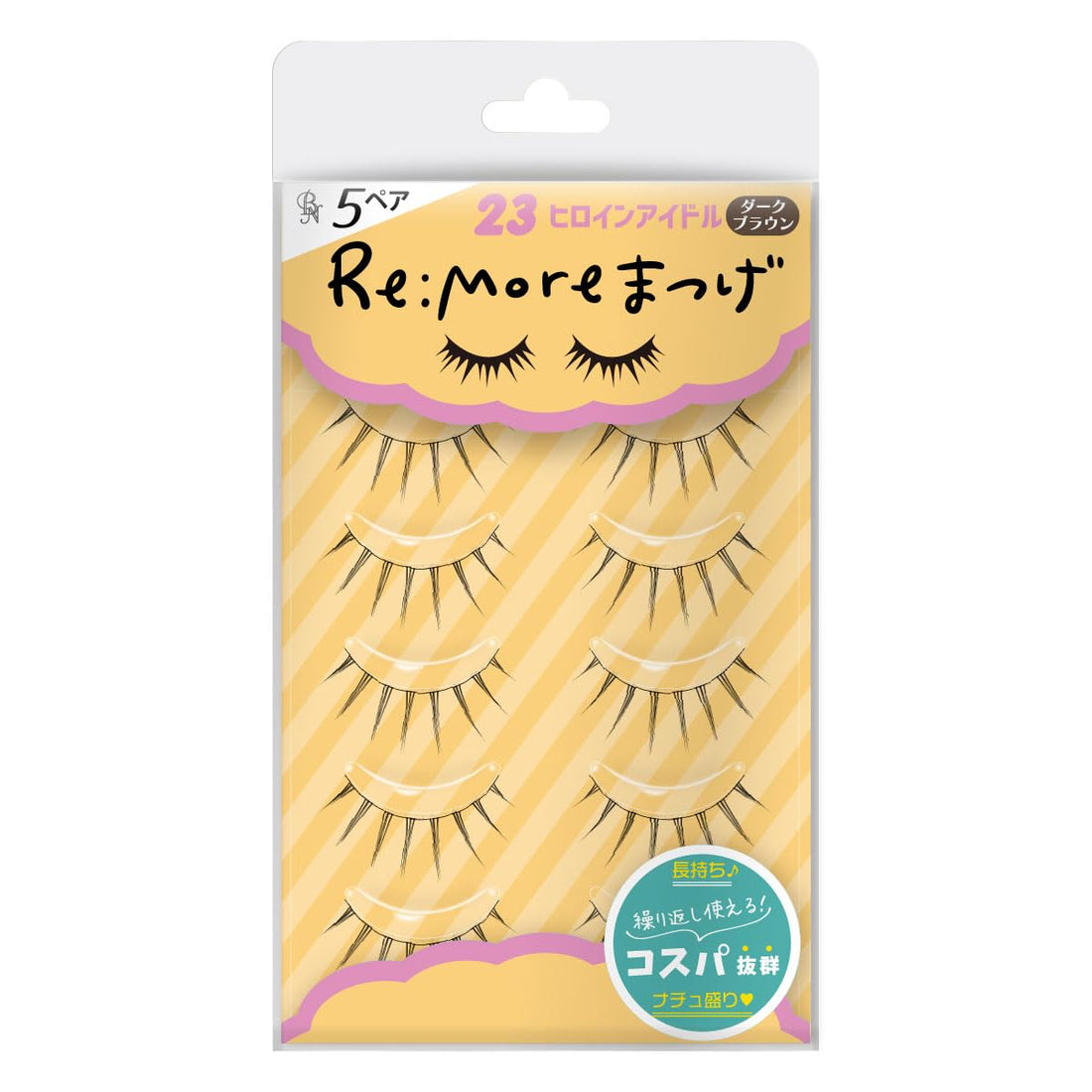 ビーエヌ Remora Cils RRME-23 Héroïne Idole 5 Paires