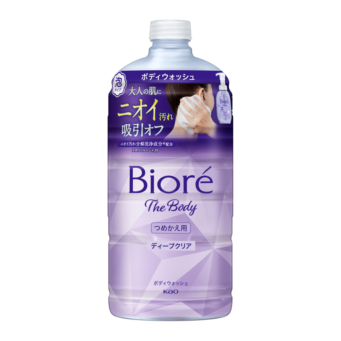 BIOREu The Body Foam Type Deep Clear Refill 740ml Body Wash