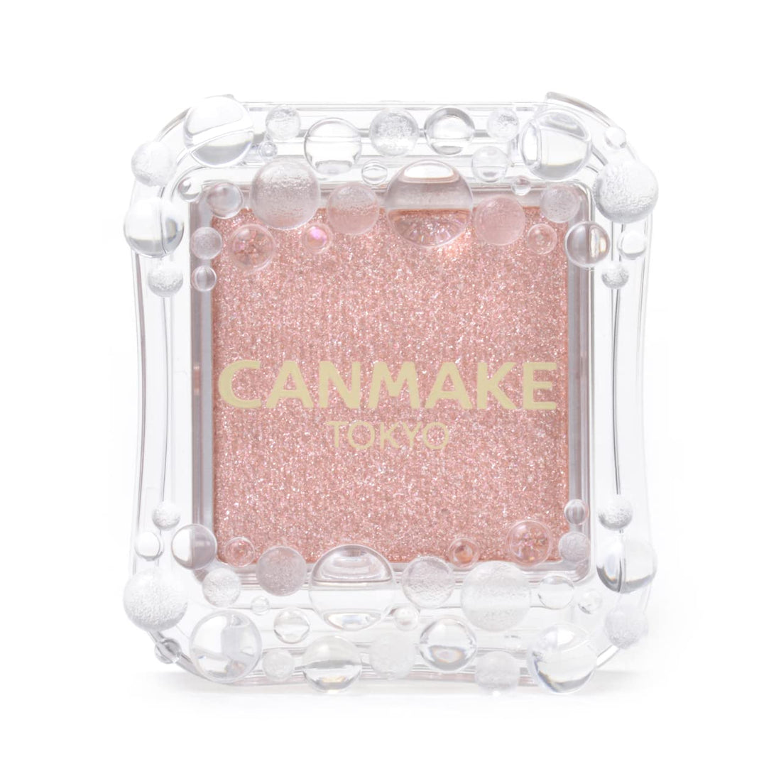 Canmake City Light Eyes 04 Chamois Pink 1.0g Single Color Eyeshadow Glitter Pearl Coral Pink