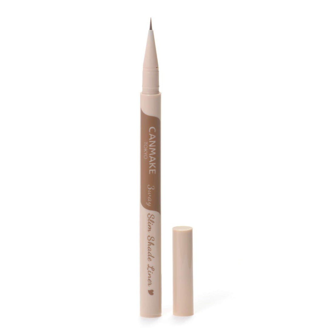 CANMAKE 3-Way Slim Shade Liner 02 Eyeliner Ash Brown 0.72 Milliliters (x 1)