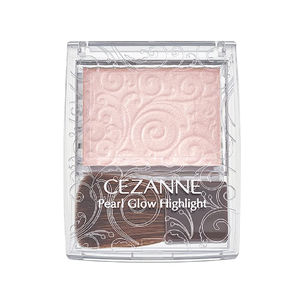 CEZANNE Pearl Glow Highlight Shell Pink Radiance Shine 2.4g