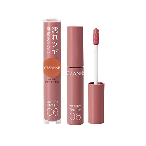 CEZANNE Watery Tint Lip 06 Pink Beige Long-lasting Shine 4g