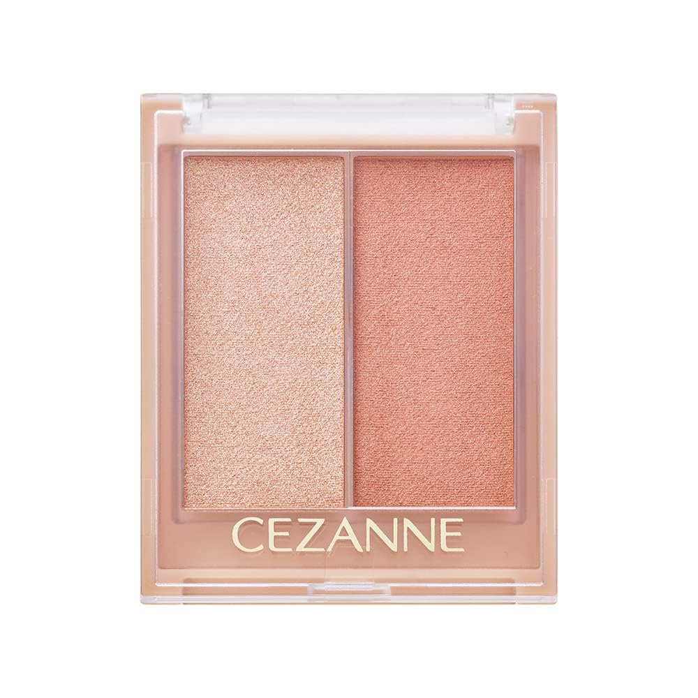 CEZANNE Cezanne Face Glow Color 01 Apricot Glow 5.9g Face Color Blush Color Moisture Shine