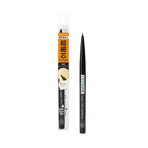 CEZANNE Ultra Fine Eyebrow Pencil Deep Brown 0.02g Retractable Type