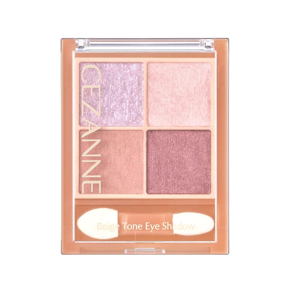 Cezanne Ombre à Paupières Teinte Beige 05 Lilac Beige Paillettes Perles Mat 4 Couleurs Ombre à Paupières