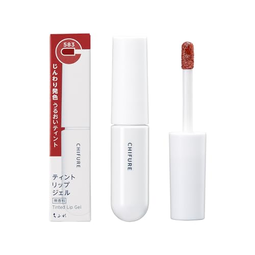 Chifure Tint Lip Gel 583 Red Long-lasting Moisture