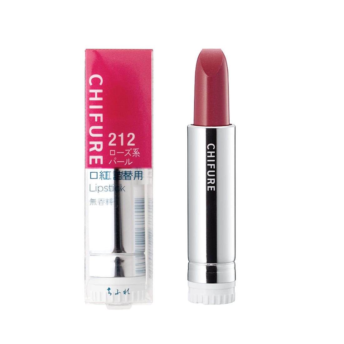 Chifure Lipstick Refill 212 Rose Pearl Moisturizing Formula