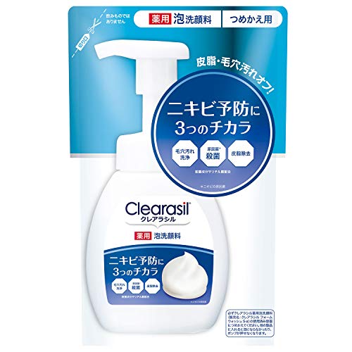 Clearasil Mousse Nettoyante 180ml Recharge pour un Nettoyage Doux