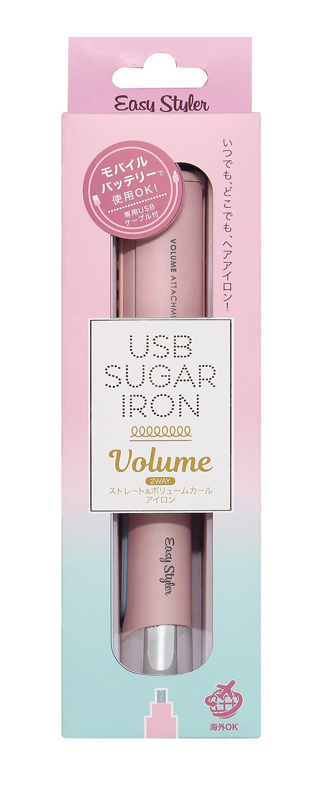Easy Styler USB Sugar Iron VOLUME (pour le coiffage en boucles)