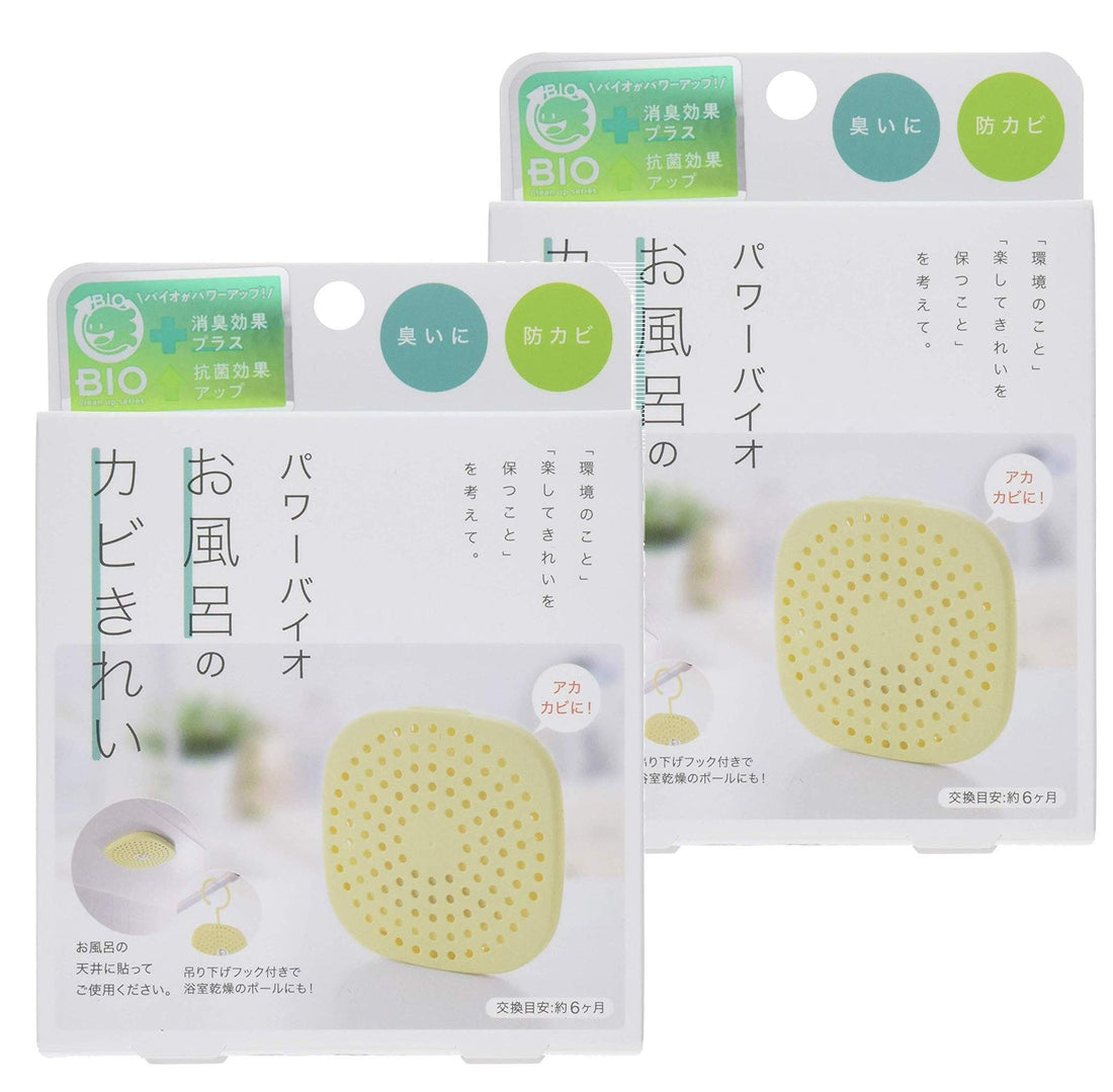 Kojit Power Bio Bathroom Mold Cleaner Anti-Mold & Deodorization (Replacement Recommended: 6 Months) Set of 2
