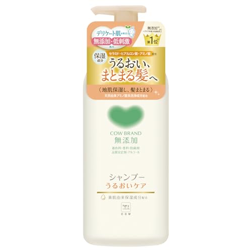 Cow Brand Unscented Shampoo Moisture Care with Pump 470ML