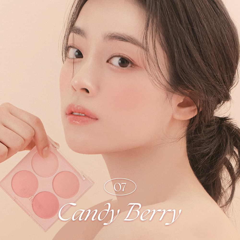 dasique Blending Mood Cheek Palette Candy Berry for Japanese Beauty