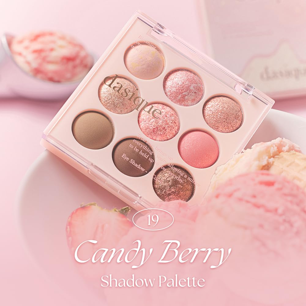 dasique Candy Berry 9 Color Eyeshadow Palette for Vibrant Looks