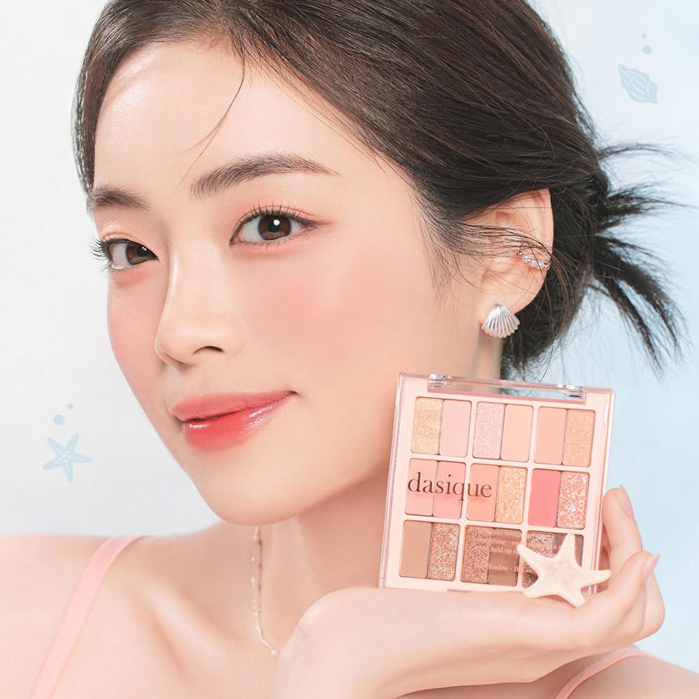 dasique Eyeshadow Palette Summer Coral 9 Colors for Vibrant Looks