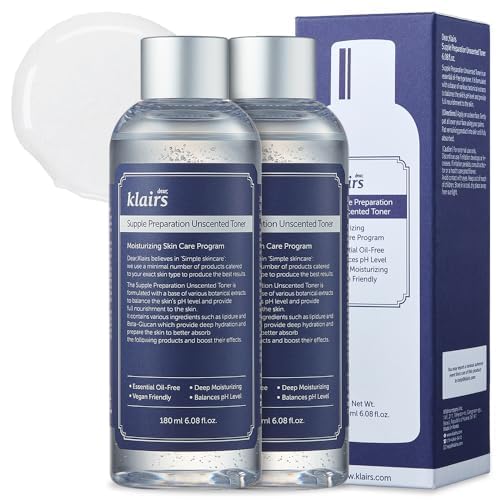 DearKlairs Fragrance-Free Toner Set 180ml for Japanese Skincare