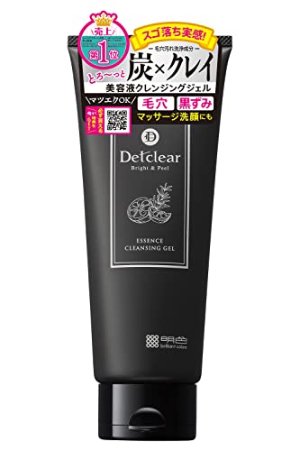 DET CLEAR Charcoal Clay Cleansing Gel 180g for Radiant Skin