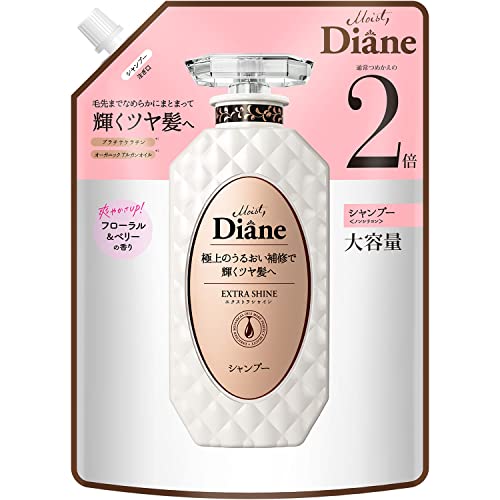Diane Perfect Beauty Extra Shine Shampoo Refill, Floral & Berry Scent 660ml