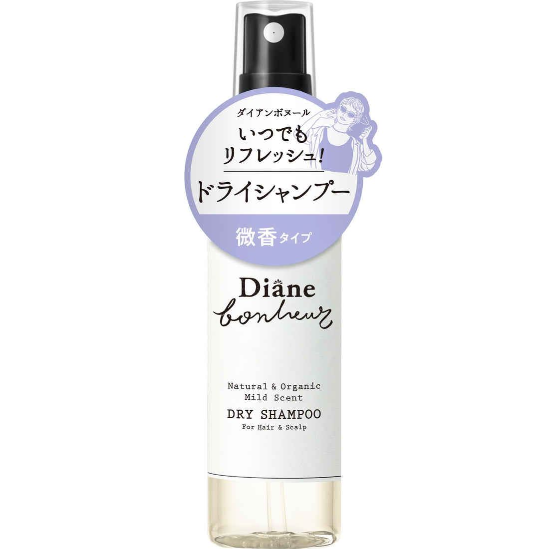 Diane Bonheur Shampooing sec léger parfum menthe douce 55ml