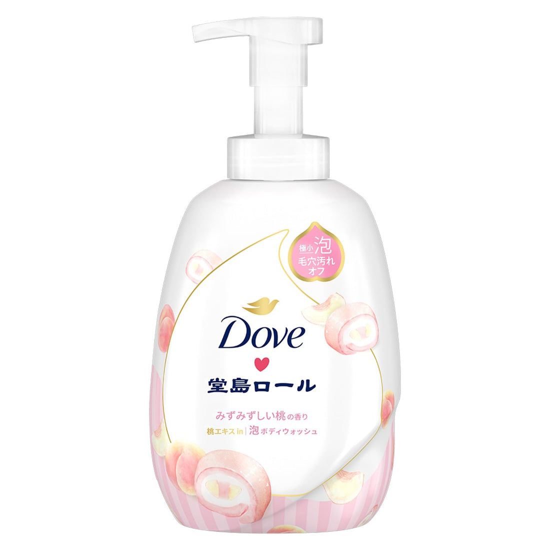 Dove Gel Douche Moussant Pêche 540g Collaboration Limitée