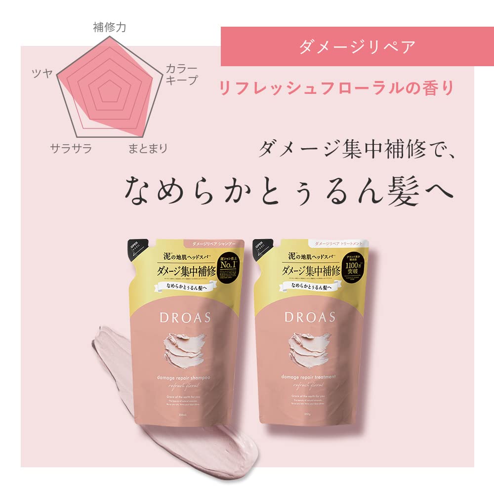 DROAS Damage Repair Treatment Refill for Healthy Hair