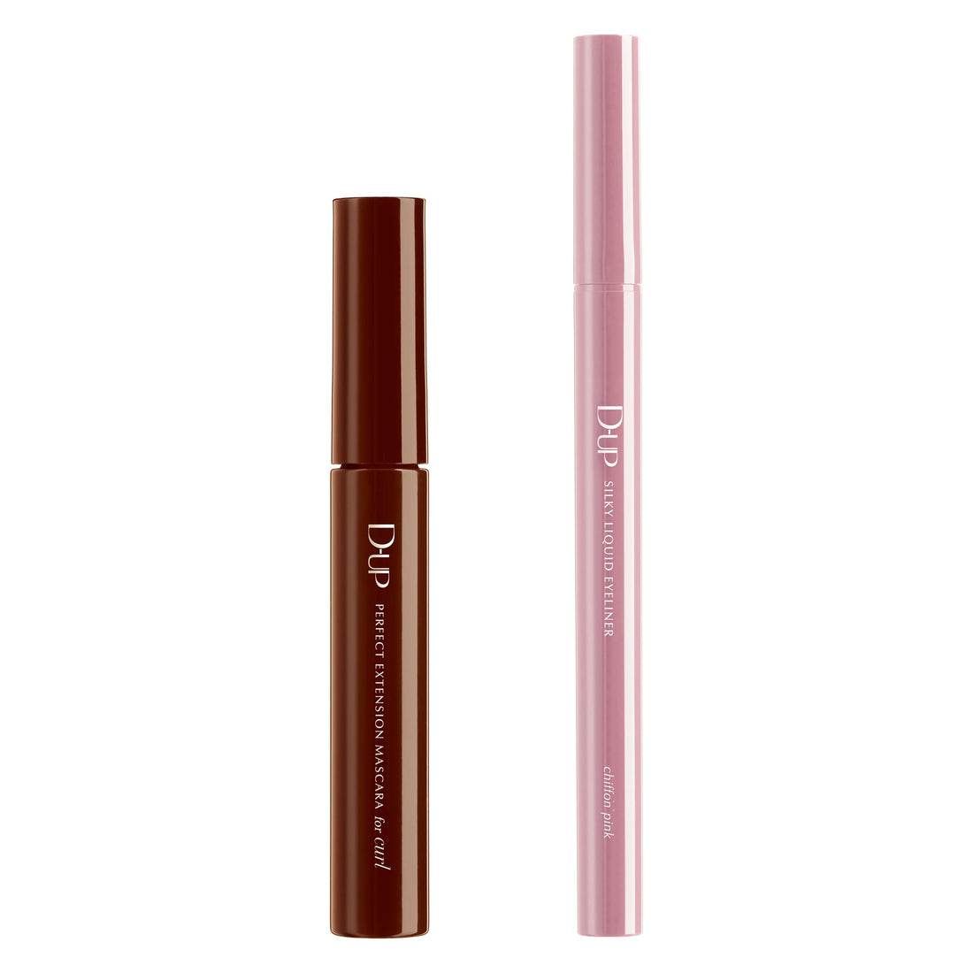 D-UP Perfect Extension Mascara for Curl Cherry Brown Limited Edition Set