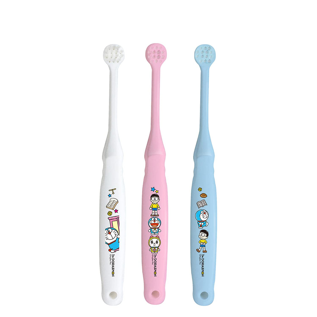 Ebisu Kids Doraemon Toothbrush Soft for Ages 0.5-2 Years 6-Pack