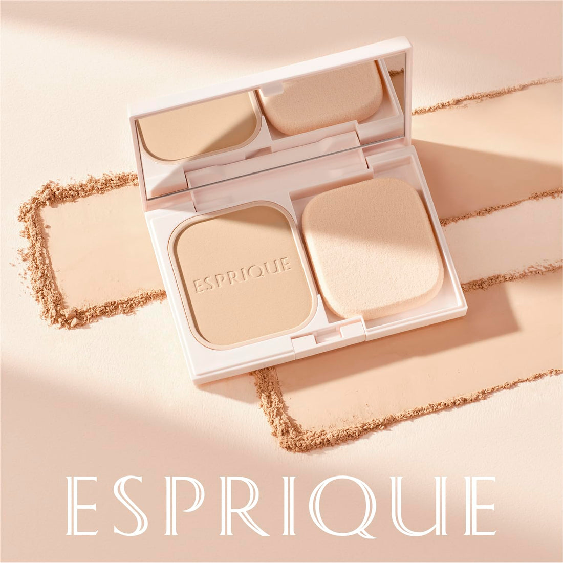ESPRIQUE Foundation Nude Cover Long Stay Pact 9g with Sponge
