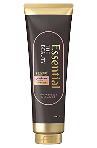 Essential エッセンシャル 花王 ザビューティ 髪のキメ美容プレミアムトリートメント モイストリペアプレミアム 250g 洗い流すタイプ ダメージ補修 ヘアケア 保湿 ブラック フローラル