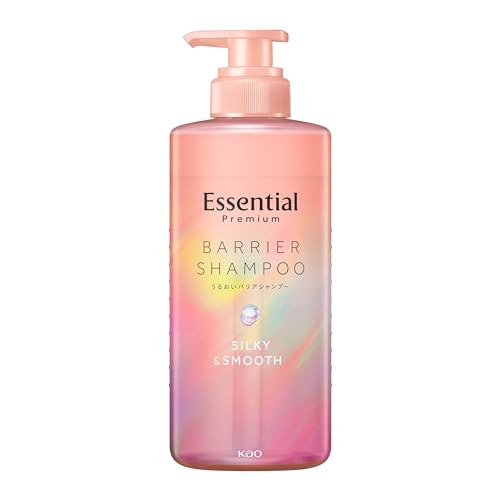 Essential エッセンシャル プレミアム うるおいバリアシャンプー シルキー&スムース ポンプ 450ml