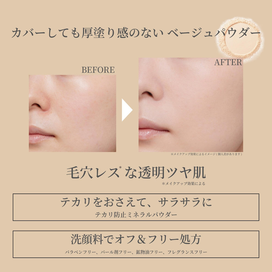 ettusais Skin Care Powder Sheer Beige Refill 6.5g