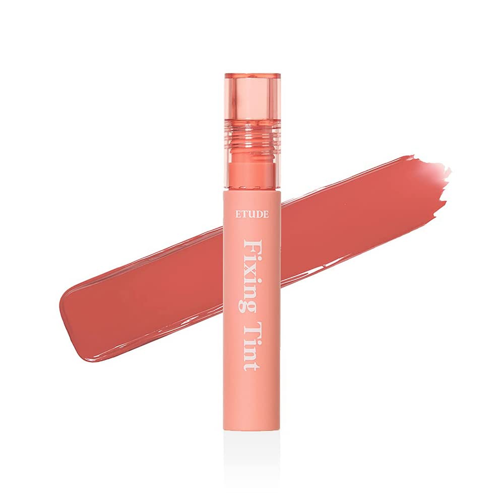 ETUDE Fixing Tint Mellow Peach (Warm/Autumn) Lip Tint 4g 1.0 pcs Mask Proof Long-lasting