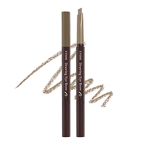 ETUDE Drawing Eyebrow Pencil Light Brown 0.25 grams for Natural Definition