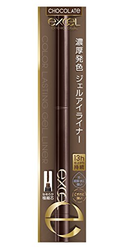 excel Color Lasting Gel Liner Chocolate Long-Lasting Eyeliner