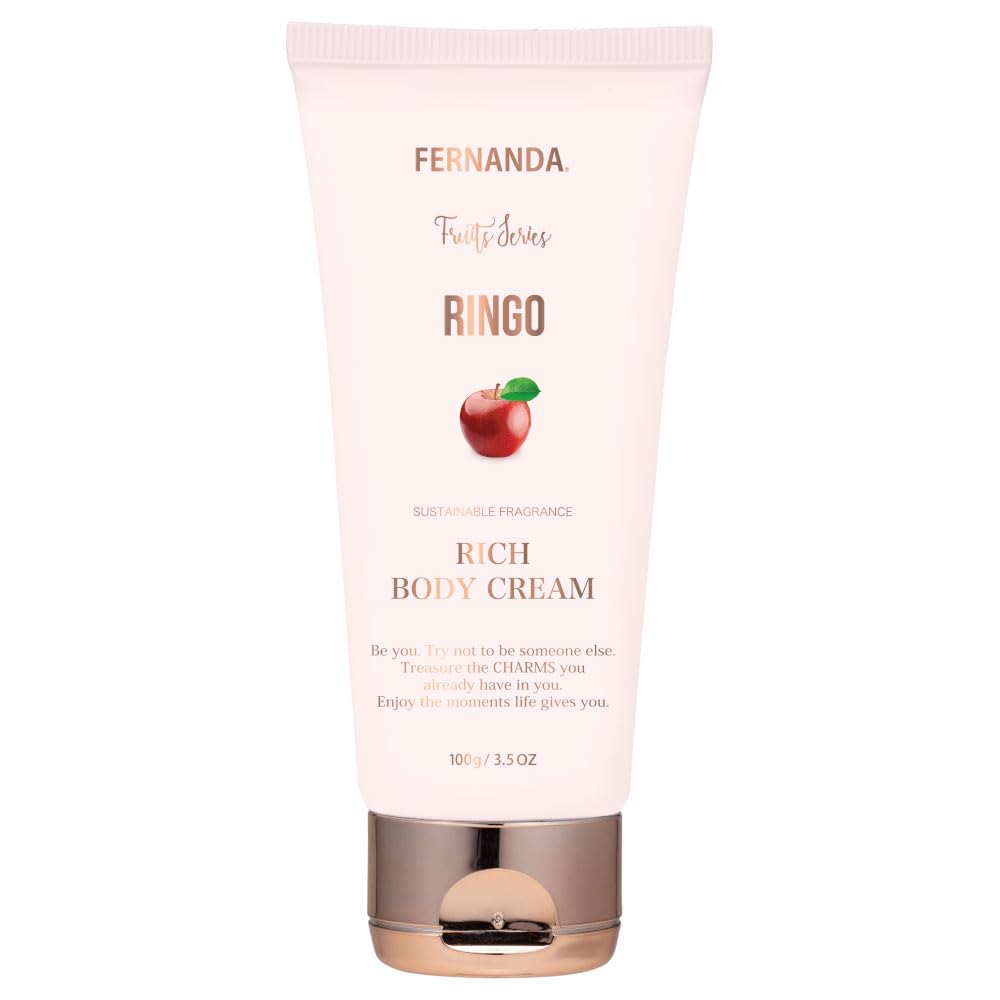 FERNANDA Fragrance Rich Body Cream Apple 100g