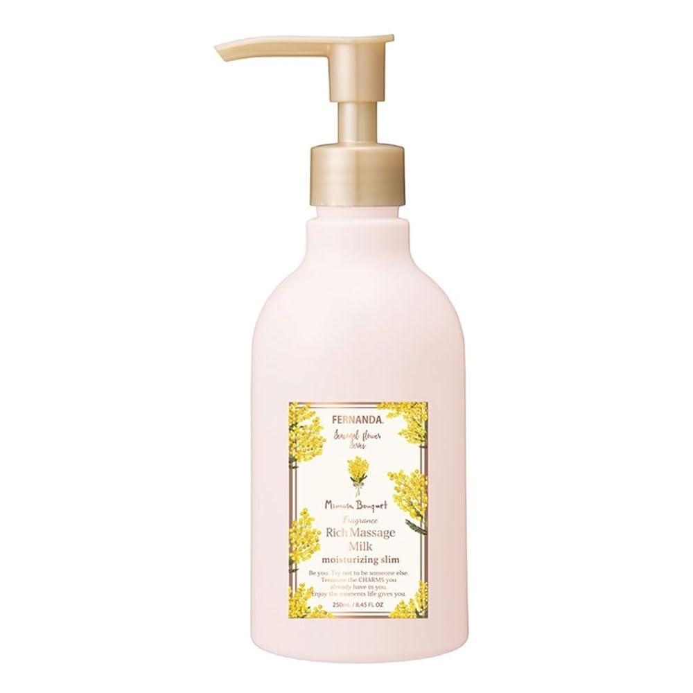 FERNANDA Sustainable Fragrance Rich Massage Milk Mimosa Bouquet 250mL