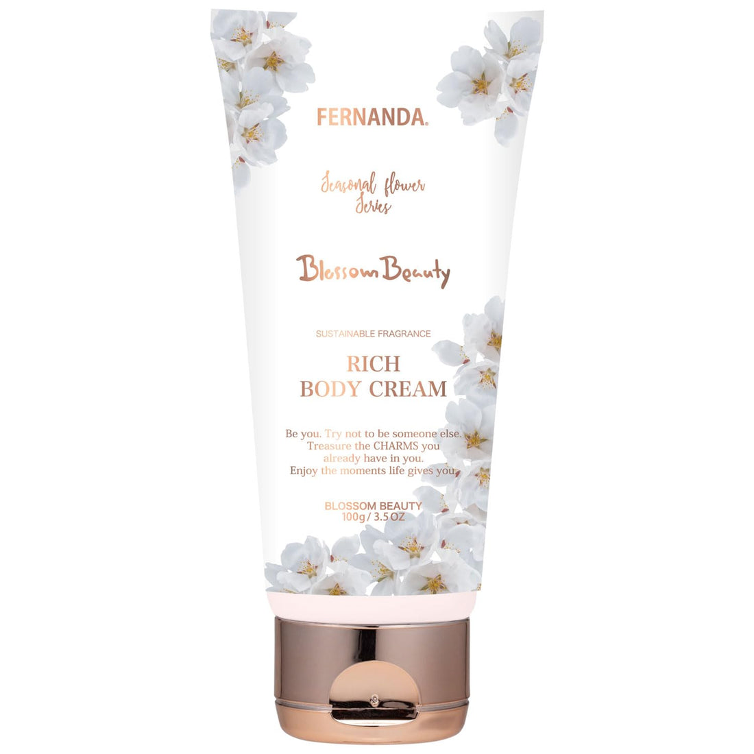 FERNANDA Sustainable Fragrance Rich Body Cream Blossom Beauty 100g