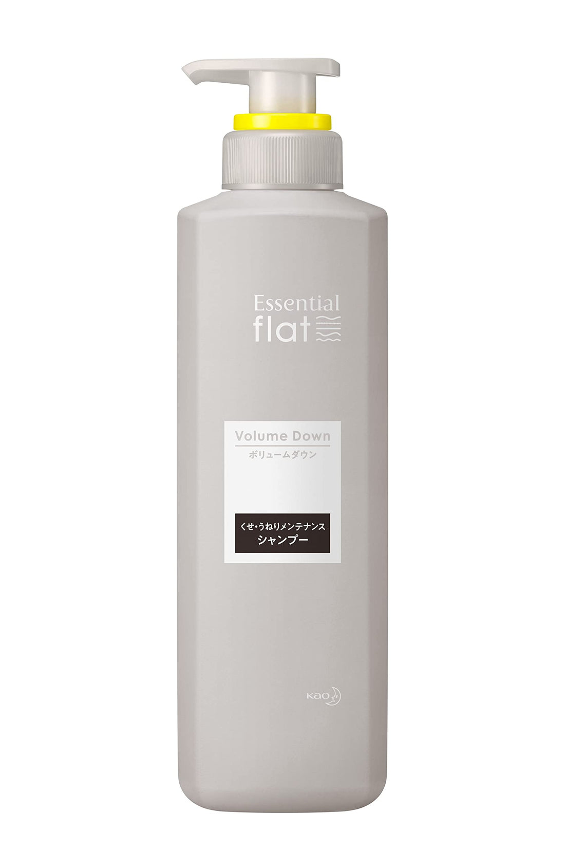 flat Essential Flat Volume Down Shampoo 500ml for Curly and Frizzy Hair