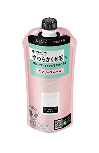 flat Essential Flat Airy Smooth Shampoo 340ml for Curly Hair