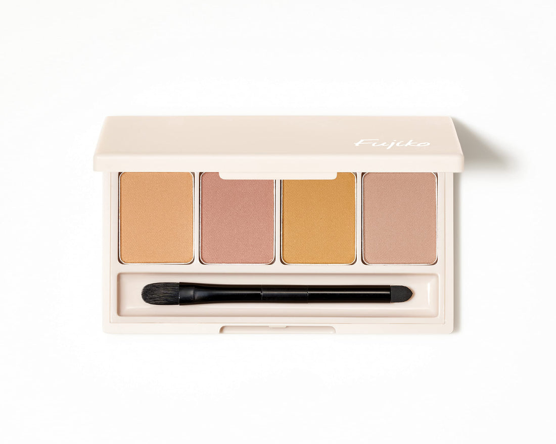 Fujiko Tashi Pale 01 Deeply Sculpted Warm 5.5g Eyeshadow Matte Sheer No Waste Color