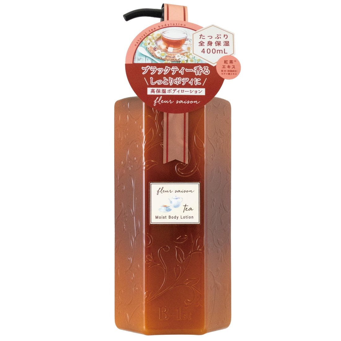 Fleur Saison Black Tea Body Lotion 400ml for Hydration