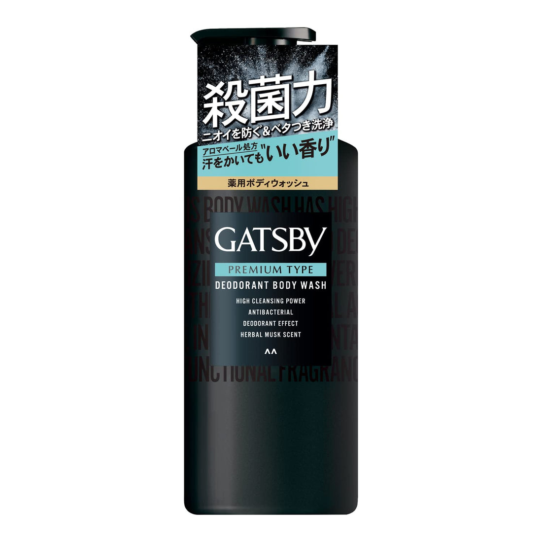 GATSBY Premium Deodorant Body Wash 380ml for Men