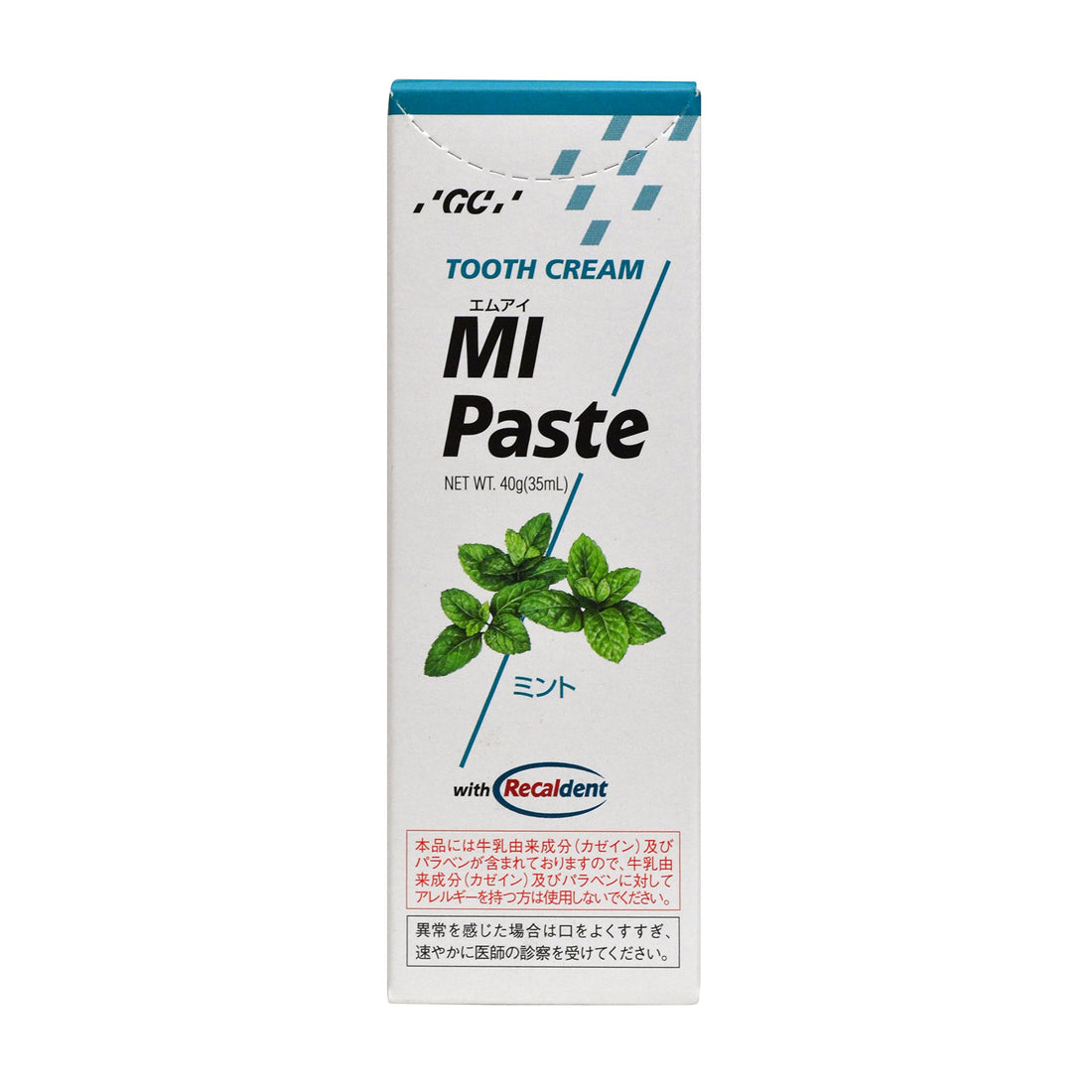 GC MI Paste Mint Oral Care 40g Refreshing Cleanliness