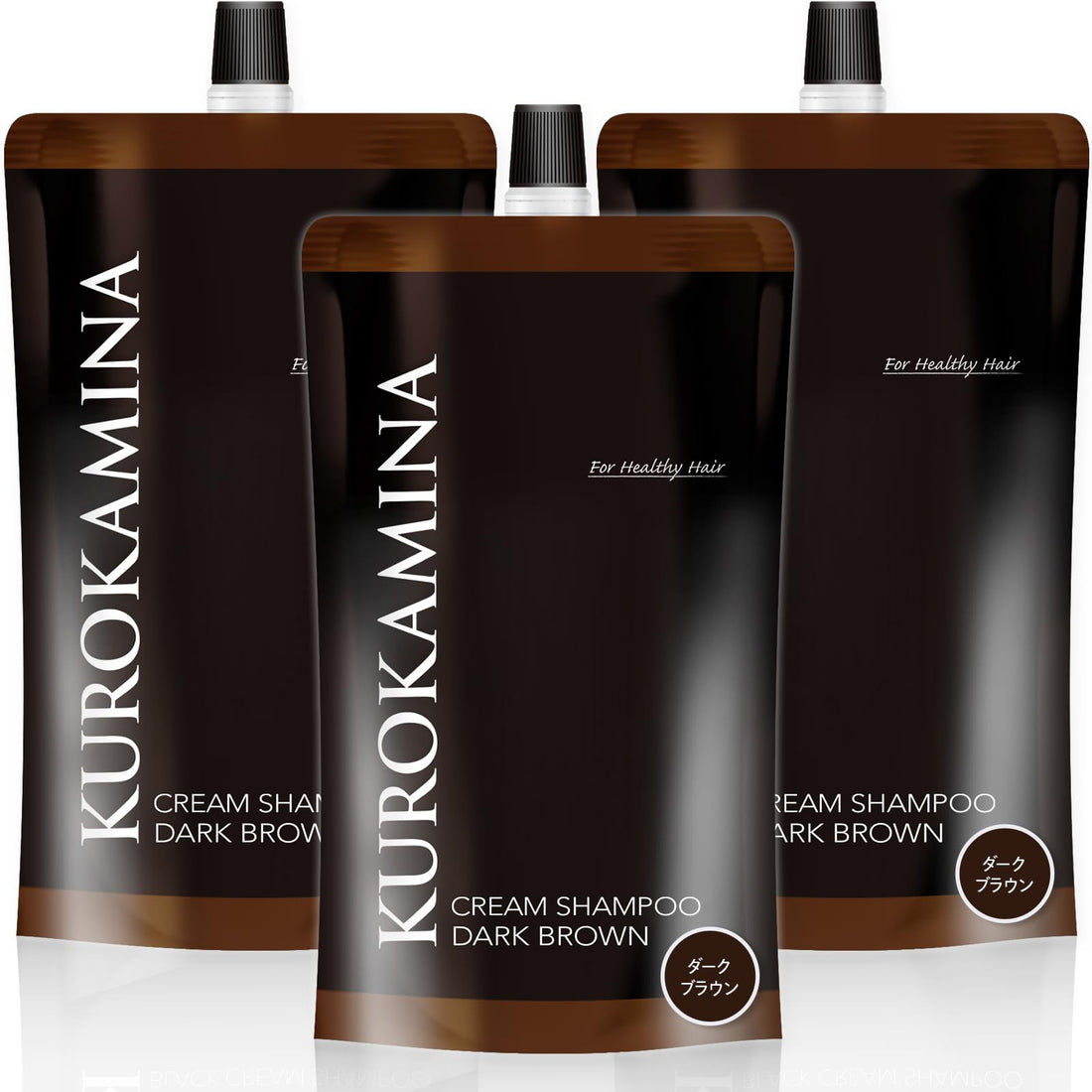 Gleon KUROKAMINA Hair Cream Shampoo 300g for Gray Hair