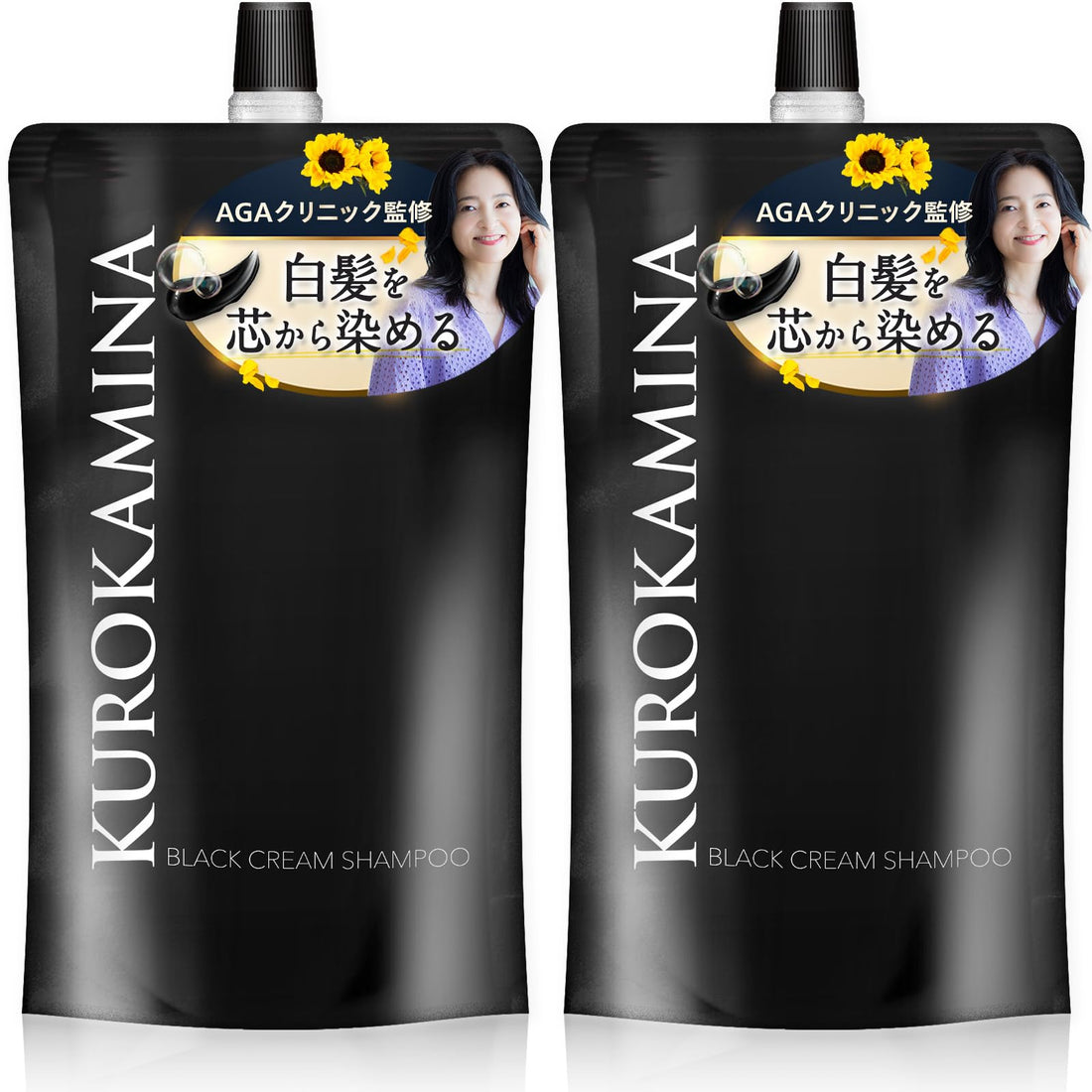 Gleon KUROKAMINA Cream Shampoo for Gray Hair 300g