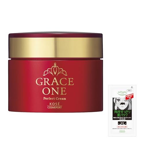 GRACEONE KOSE コーセー グレイスワン 濃潤クリーム 100g + 鼻用角栓パック1枚おまけ付【Amazon.co.jp限定】