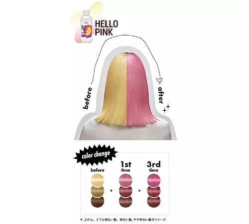 HELLO PINK Color Shampoo 310g for Vibrant Hair Care