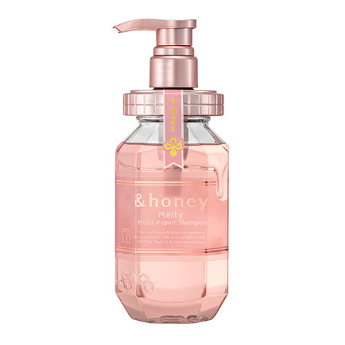 &honey Shampoing réparateur hydratant Melty 440 ml au miel de rose